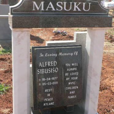 MASUKU Alfred Sibusiso 1977-2011