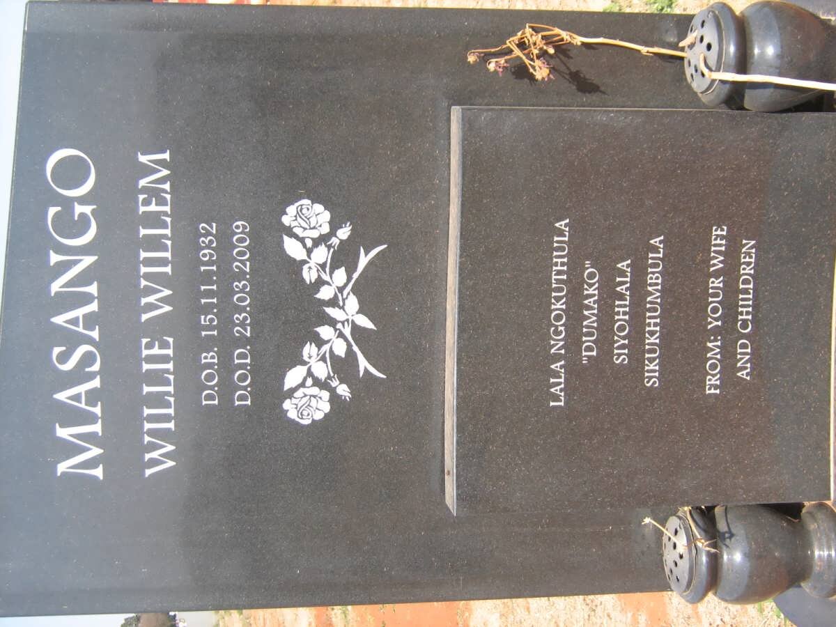 MASANGO Willie William 1932-2009