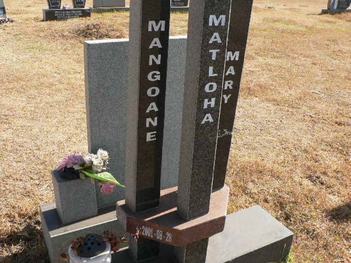 MANGOANE Matloha Mary 1919-2001