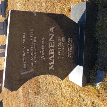 MABENA Johanna 1963-2004