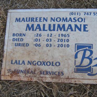 MALUMANE Maureen Nomasondo 1965-2010