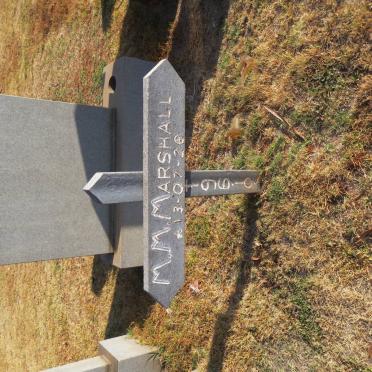 MARSHALL M.M. 1926-1961