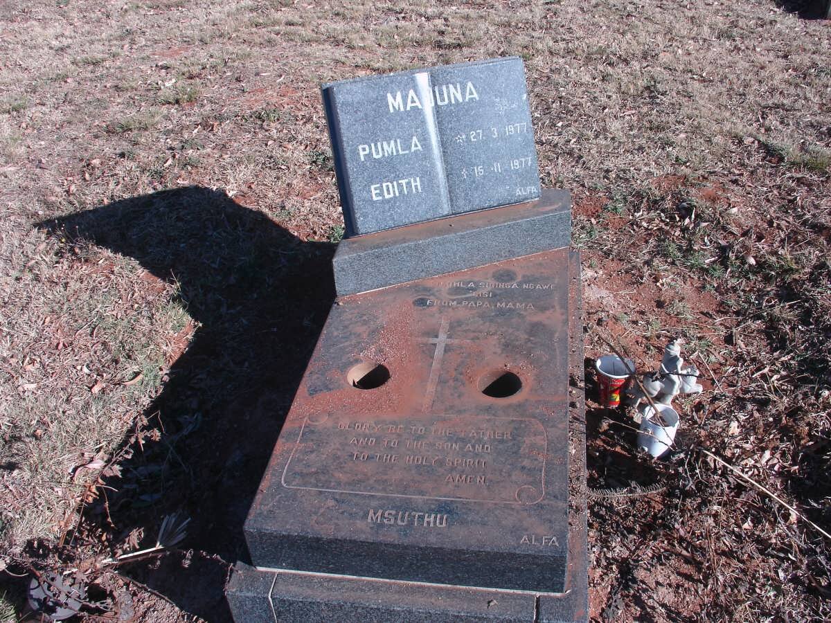 MADUNA Pumla Edith 1977-1977