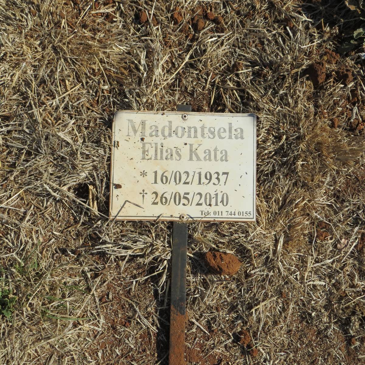 MADONTSELA Elias Kata 1937-2010