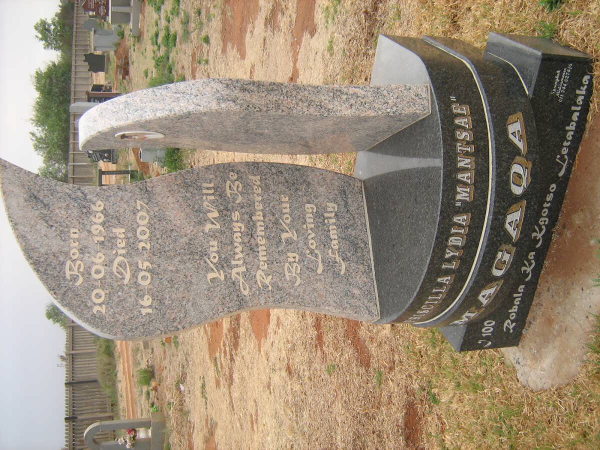 MAGAQA Priscilla Lydia 1966-2007