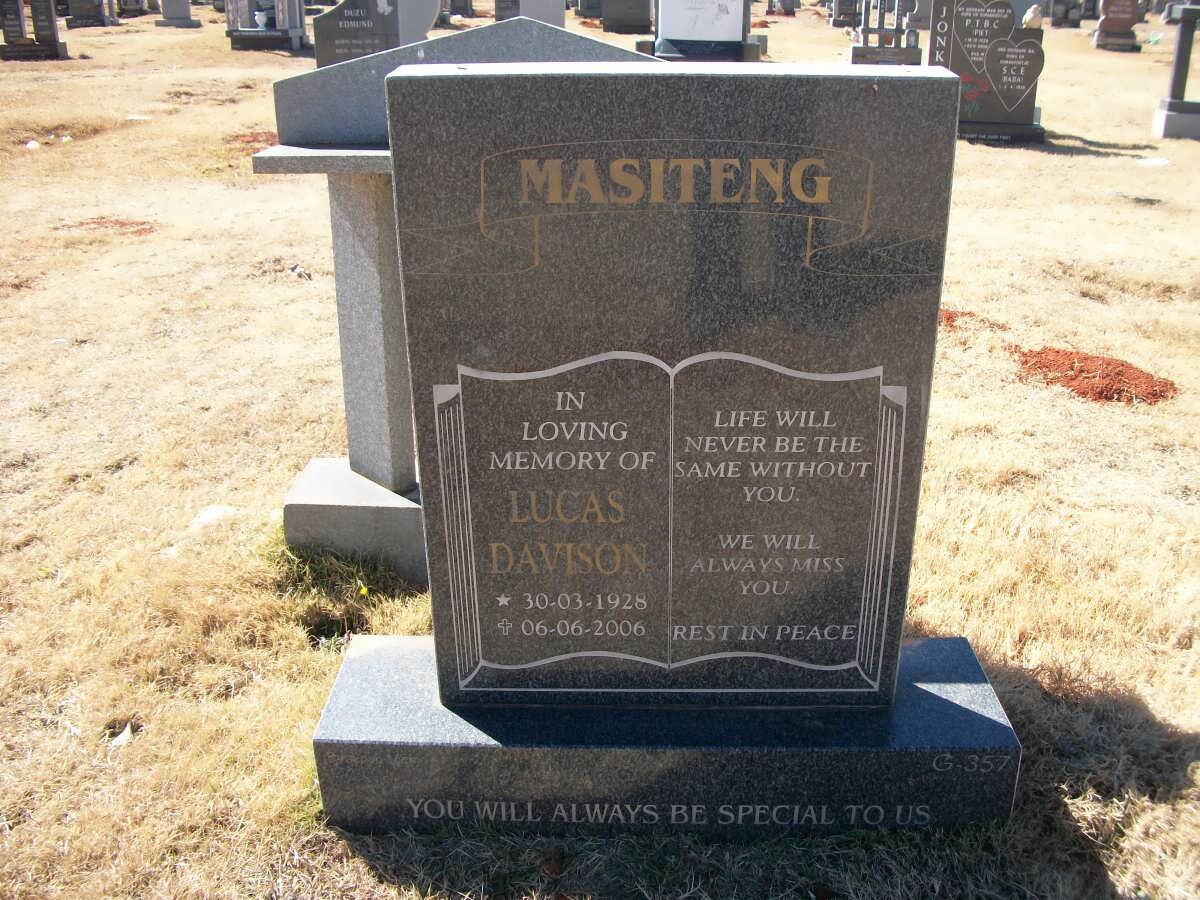 MASITENG Lucas Davison 1928-2006