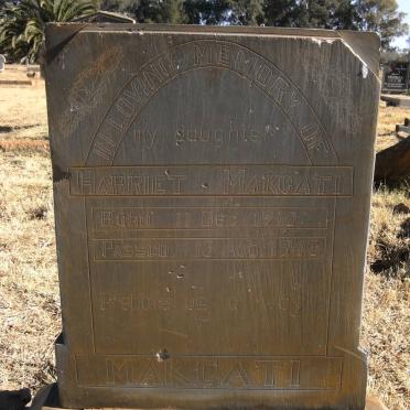 MAKGATI Harriet 1915-1943
