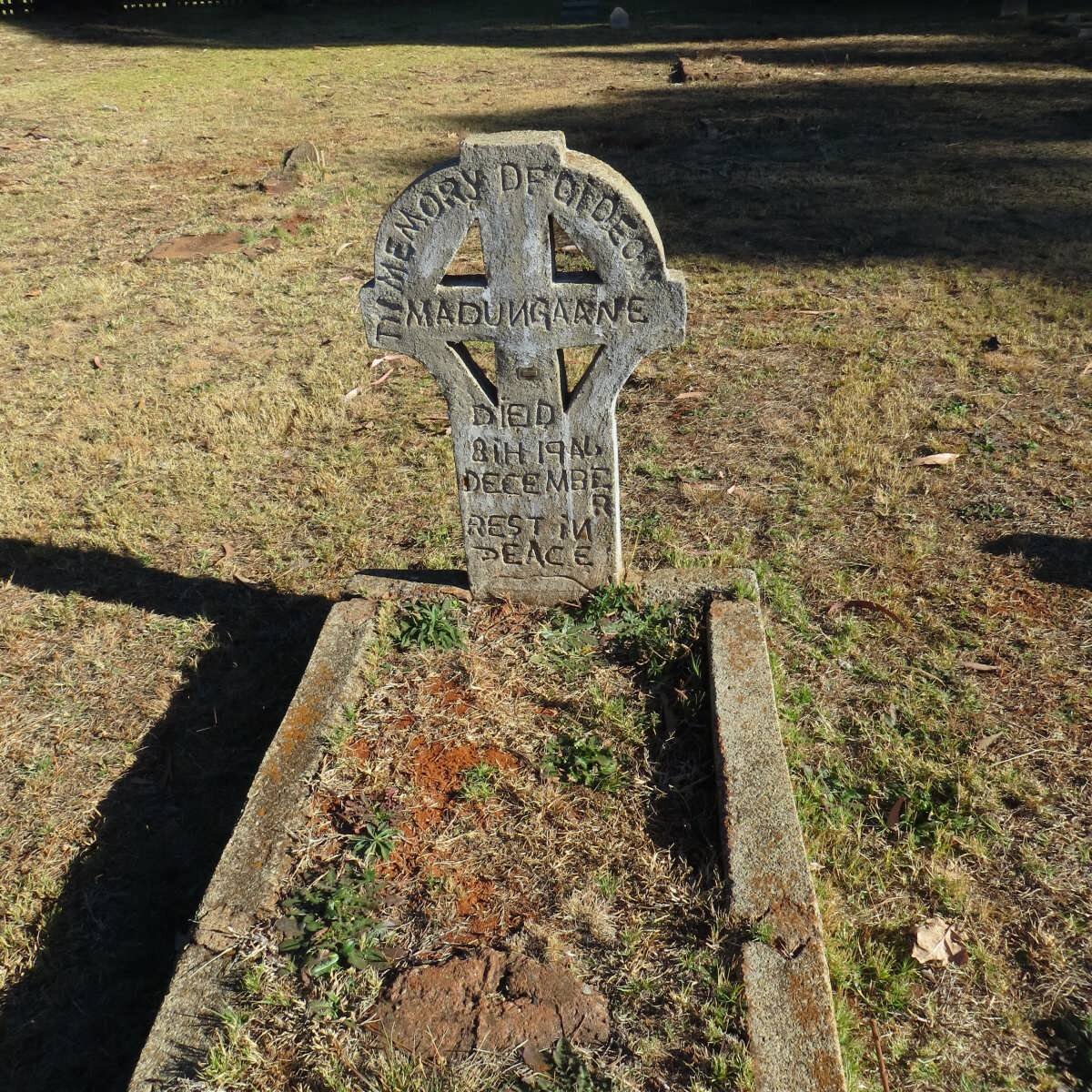 MADUNGANE Gideon -1946