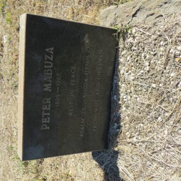 MABUZA Peter 1895-1967