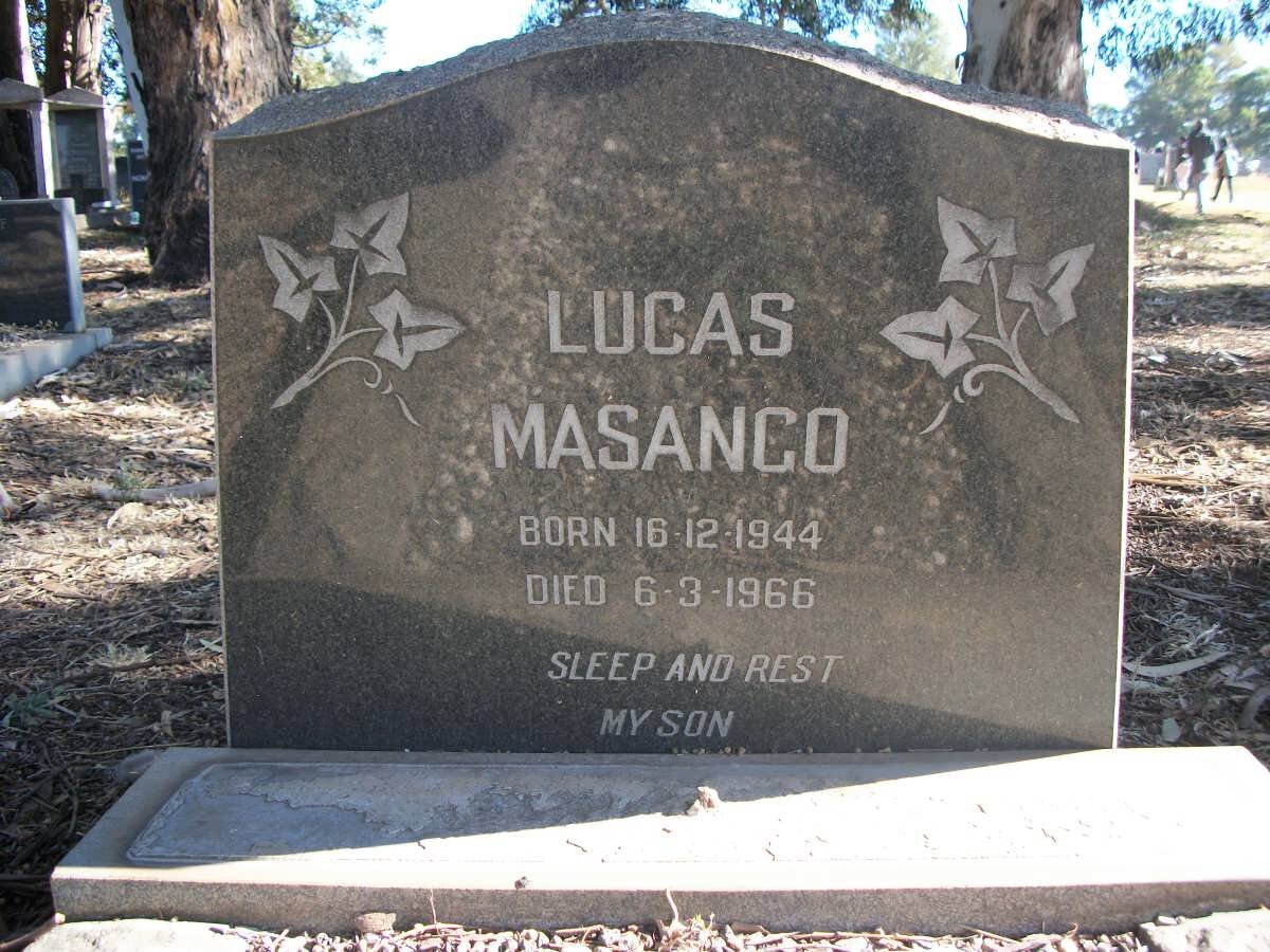 MASANGO Lucas 1944-1966