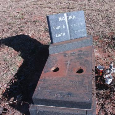 MADUNA Pumla Edith 1977-1977