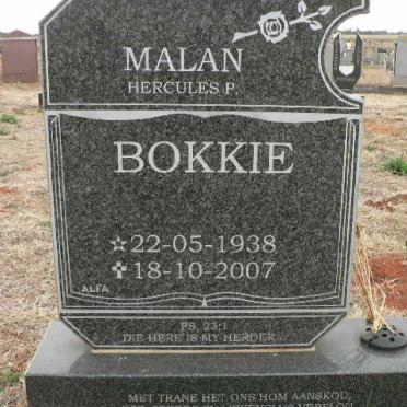 MALAN Hercules P. 1938-2007