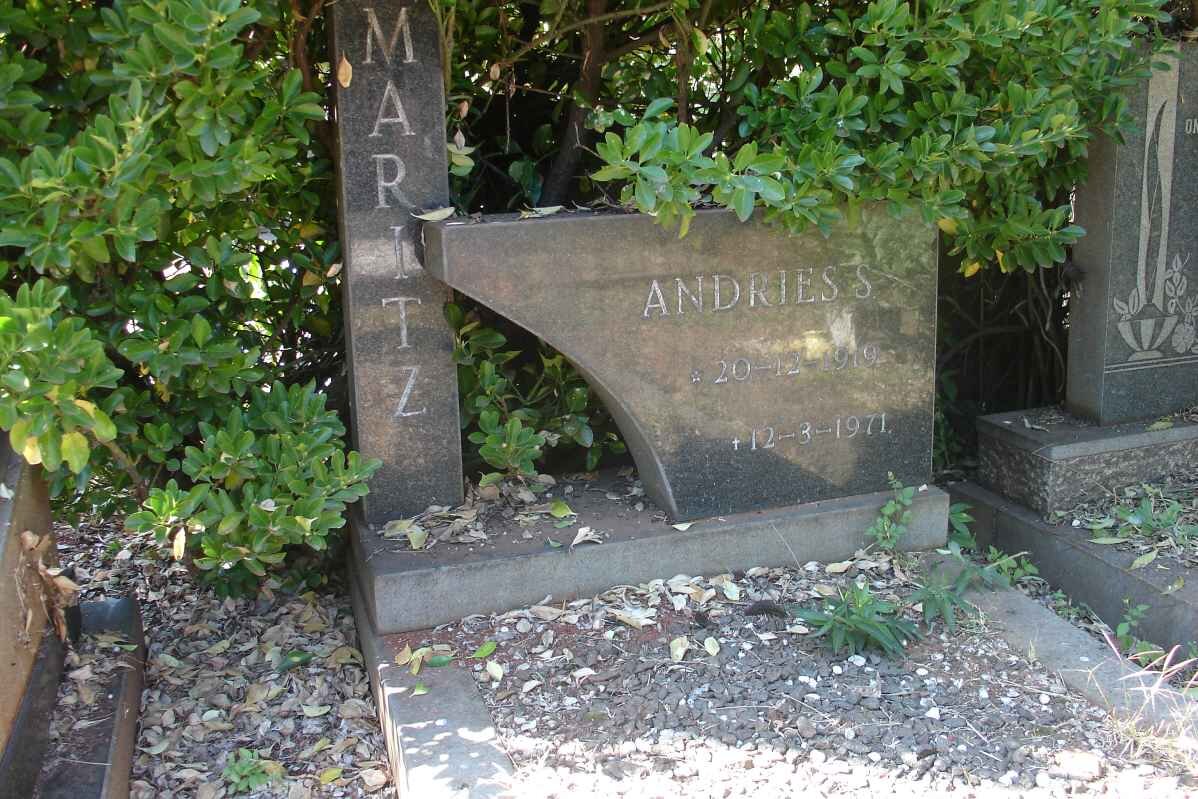 MARITZ Andries S. -1971