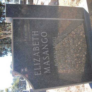 MASANGO Elizabeth 1901-1977