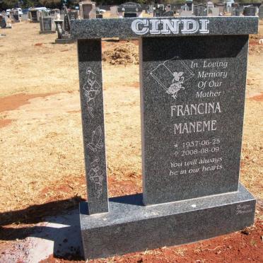 MANEME Francina 1937-2008