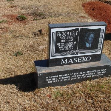 MASEKO Enoch Dele 1948-2007