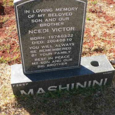 MASHININI Ncedi Victor 1974-2004