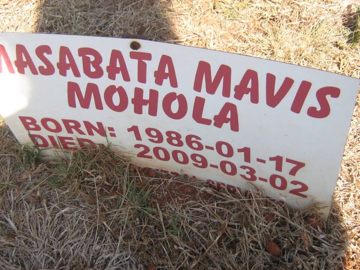 MASABATA Mavis Mohola 1986-2009