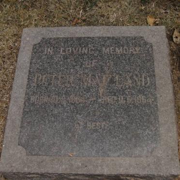 MAITLAND Peter 18?4-1964