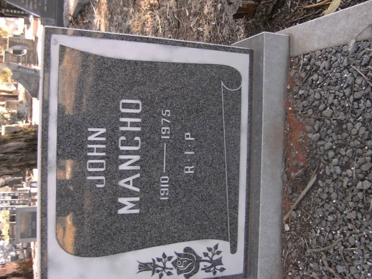 MANCHO John 1910-1975