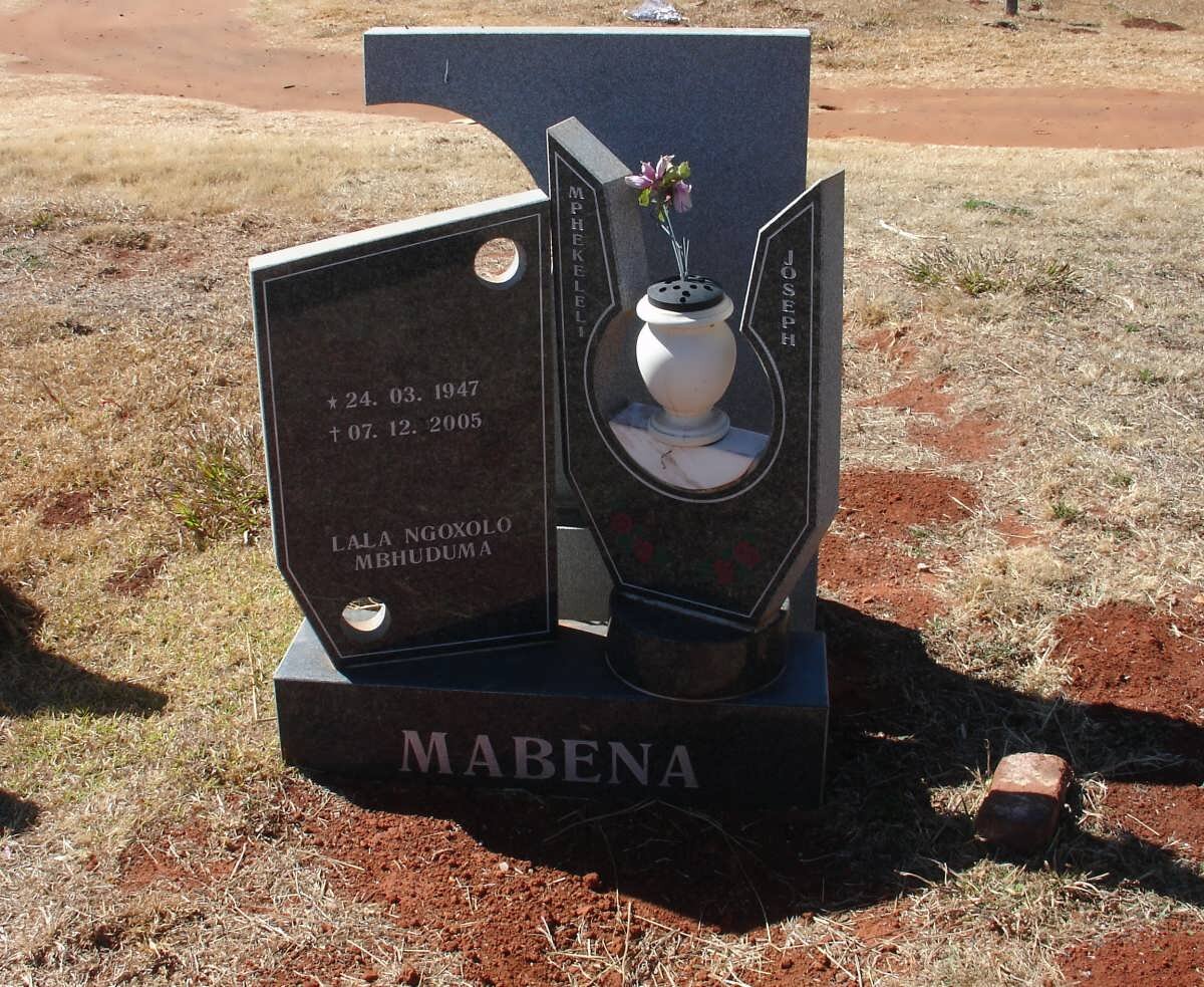 MABENA Mphekeleli Joseph 1947-2005
