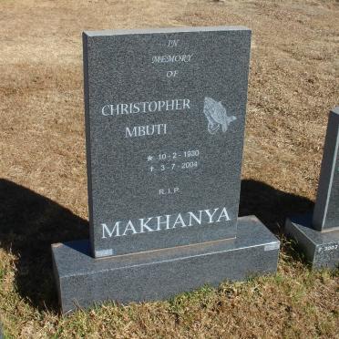 MAKHANYA Christopher Mbuti 1930-2004