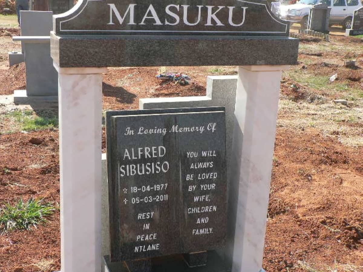 MASUKU Alfred Sibusiso 1977-2011