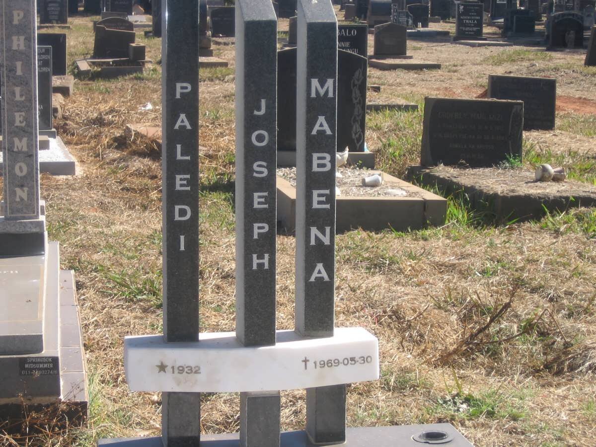 MABENA Paledi Joseph 1932-1969