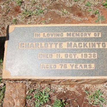 MACKINTOSH Charlotte -1938