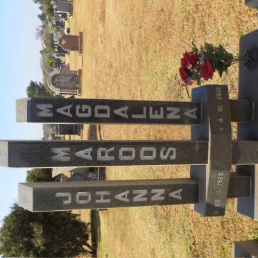 MAROOS Johanna Magdalena 1929-2001