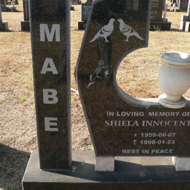 MABE Sheila Innocent 1959-1998