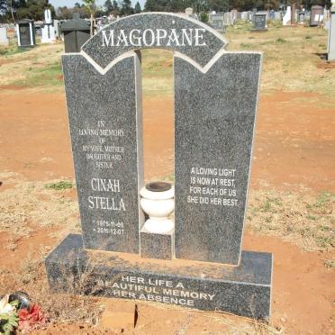 MAGOPANE Cinah Stella 1975-2011