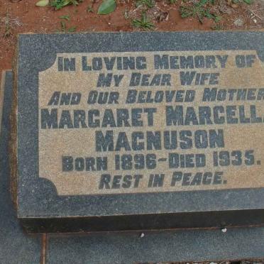 MAGNUSON Margaret Marcella 1896-1935
