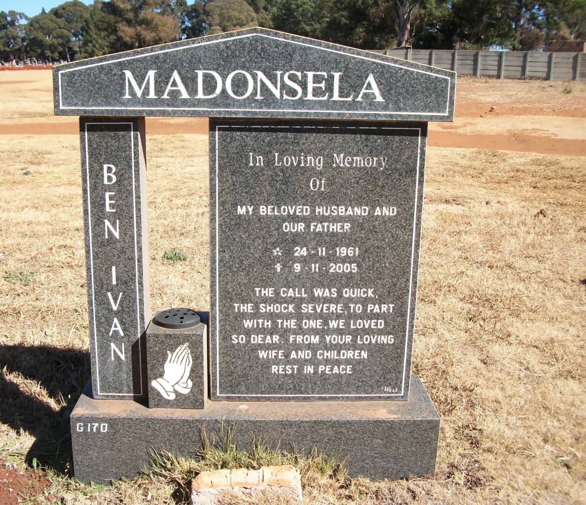 MADONSELA Ben Ivan 1961-2005