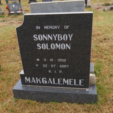 MAKGALEMELE Sonnyboy Solomon 1950-2007