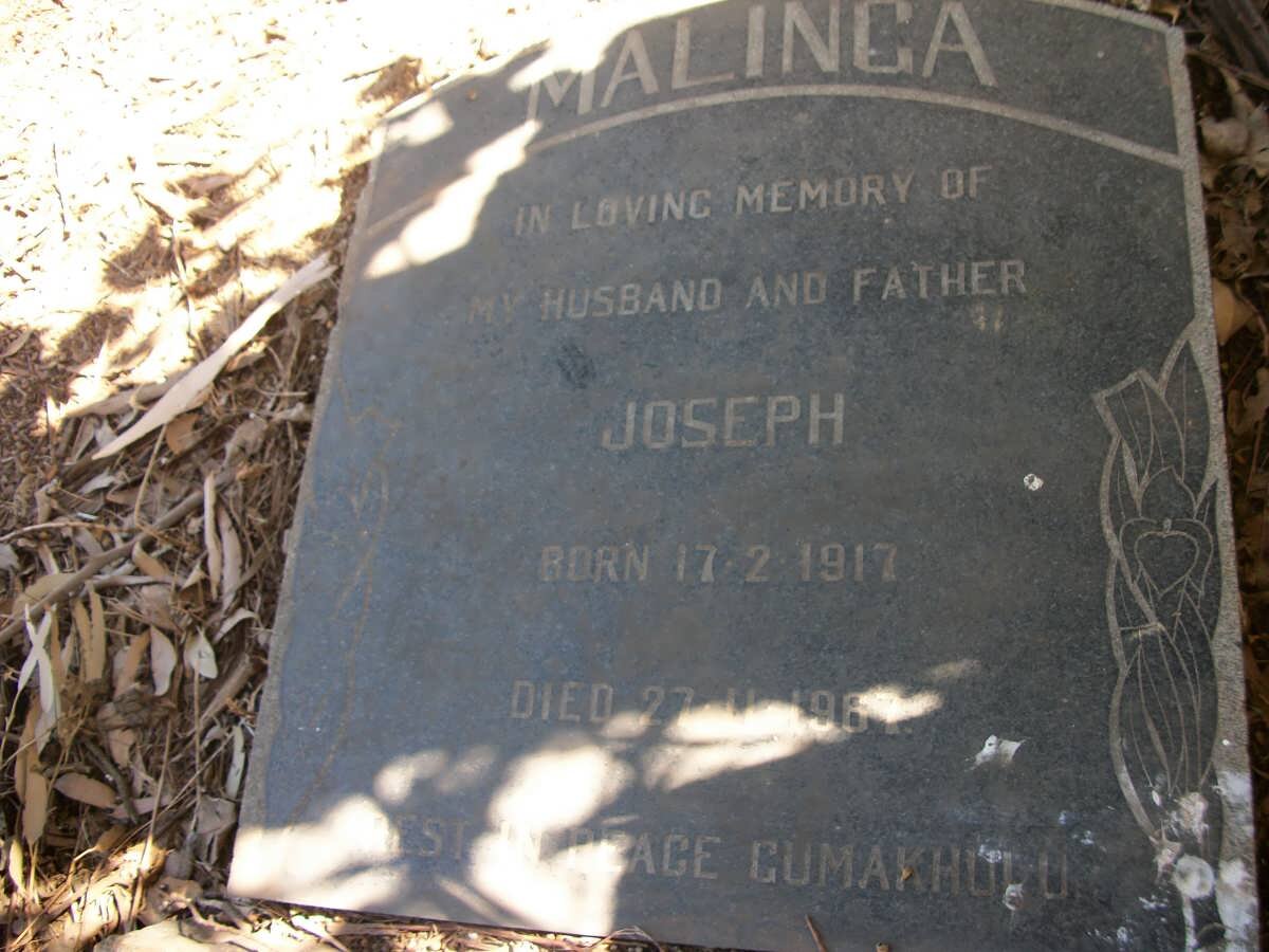MALINGA Joseph 1917-1967