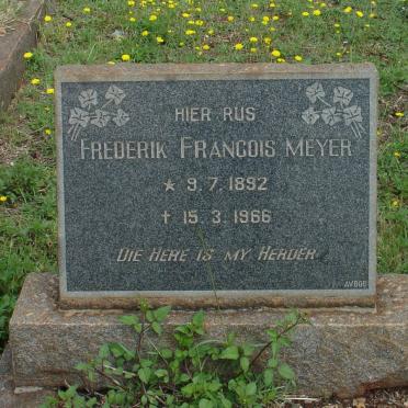 MEYER Frederik Francois 1892-1966