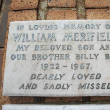 MERIFIELD William 1922-1967
