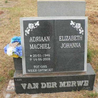 MERWE Adriaan Machiel, van der 1946-2008 &amp; Elizabeth Johanna