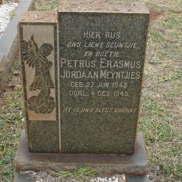 MEYNTJIES Petrus Erasmus Jordaan 1943-1943