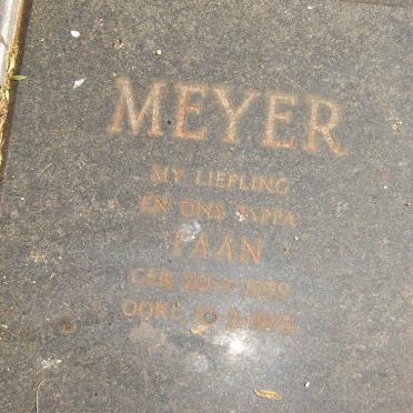 MEYER Faan 1939-1975