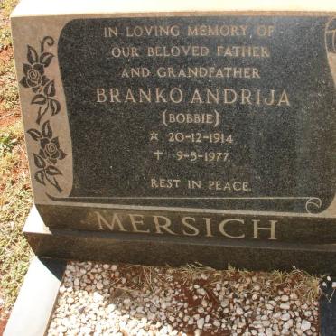 MERSICH Branko Andrija 1914-1977