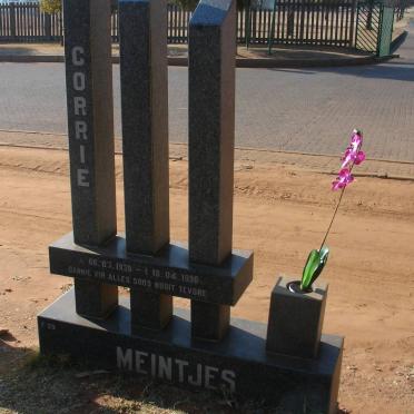 MEINTJES Corrie 1938-1996