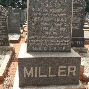 MILLER Abraham David -1942