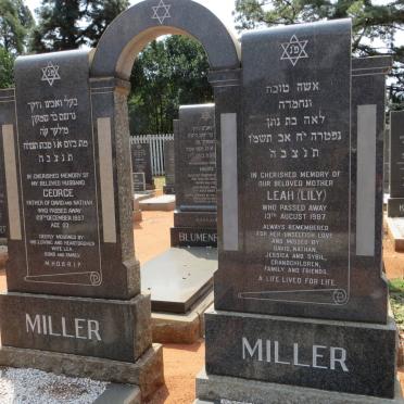 MILLER George -1957 &amp; Leah -1987