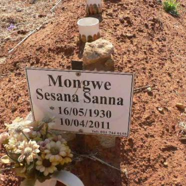 MONGWE Sesana Sanna 1930-2011