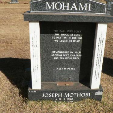 MOHAMI Joseph Mothobi 1923-2004