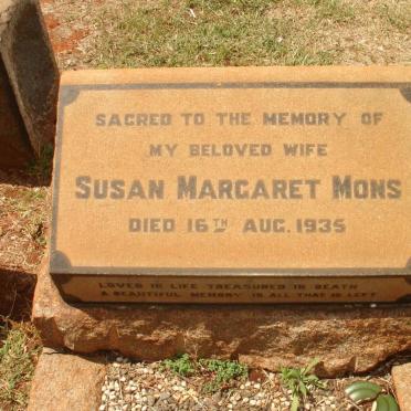 MONS Susan Margaret -1935