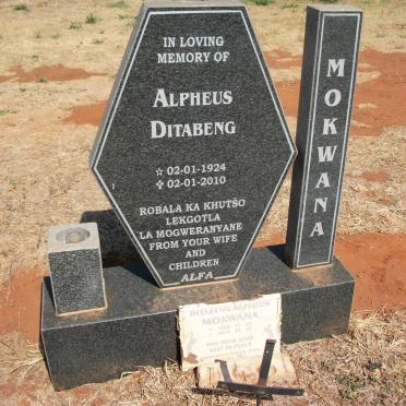 MOKWANA Alpheus Ditabeng 1924-2010
