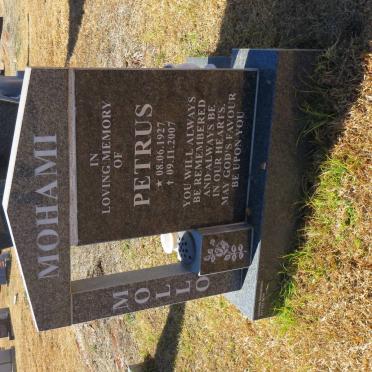 MOHAMI Petrus 1927-2007